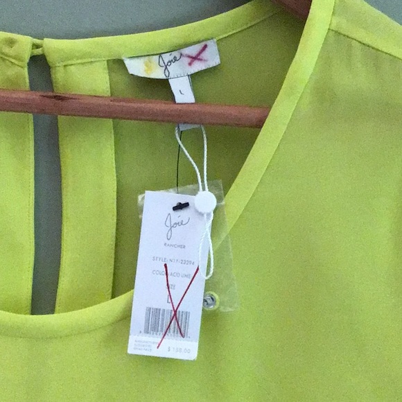 Joie Rancher Women’s Silk Blouse Large - Picture 3 of 7